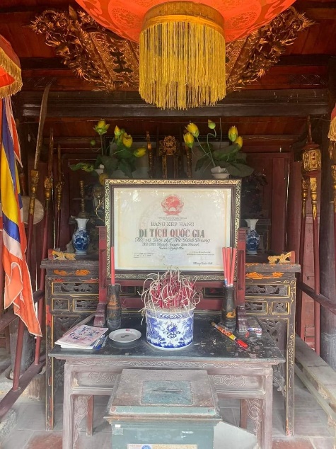 Nét đẹp tại di tích lịch sử Hồ Đình Trung