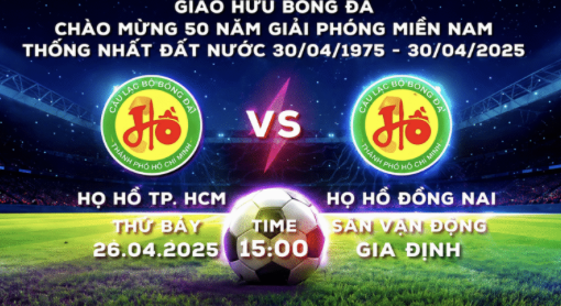 Đá bóng giao hữu Thanh Niên Họ Hồ Tp.HCM & Thanh Niên Họ Hồ Đồng Nai.